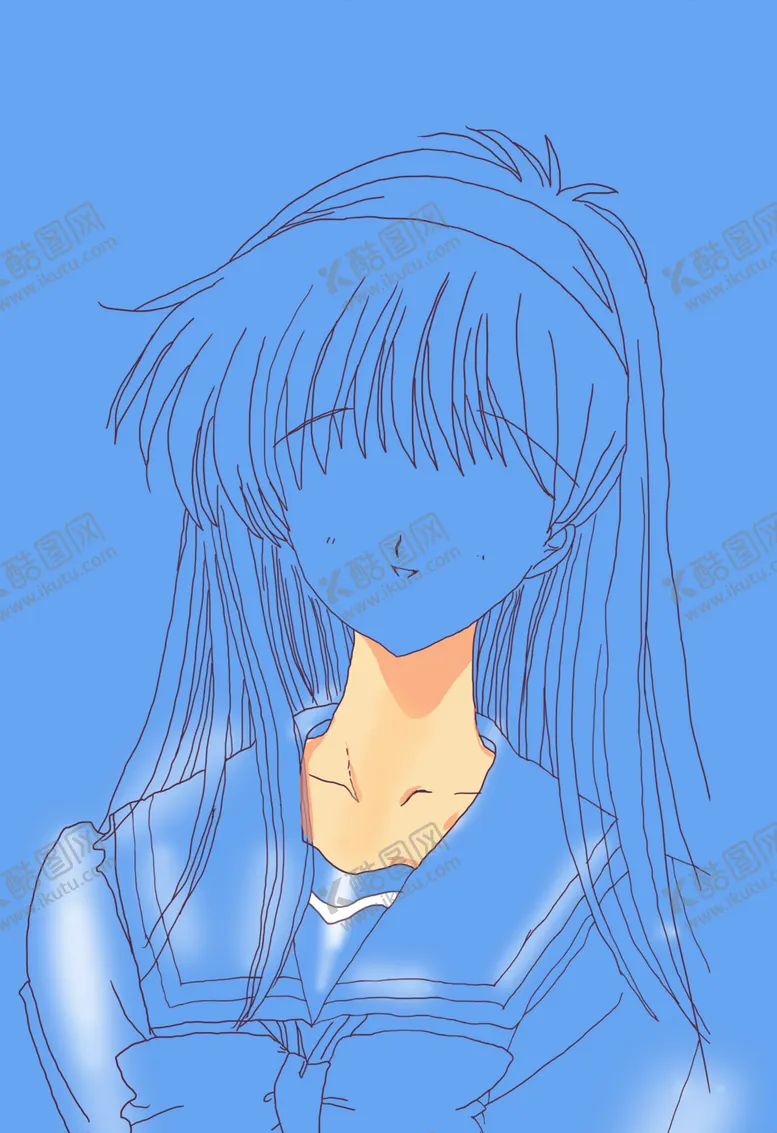 编号：63066002172005219086【酷图网】源文件下载-儿童画可爱女孩漫画