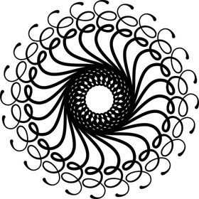 圆圈花纹