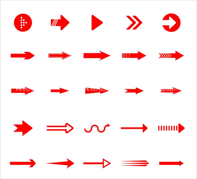编号：51545710310507526029【酷图网】源文件下载-矢量箭头