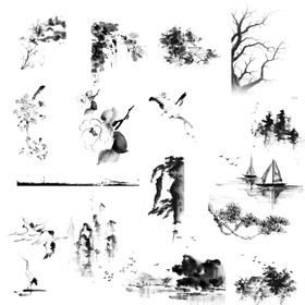 毛笔画