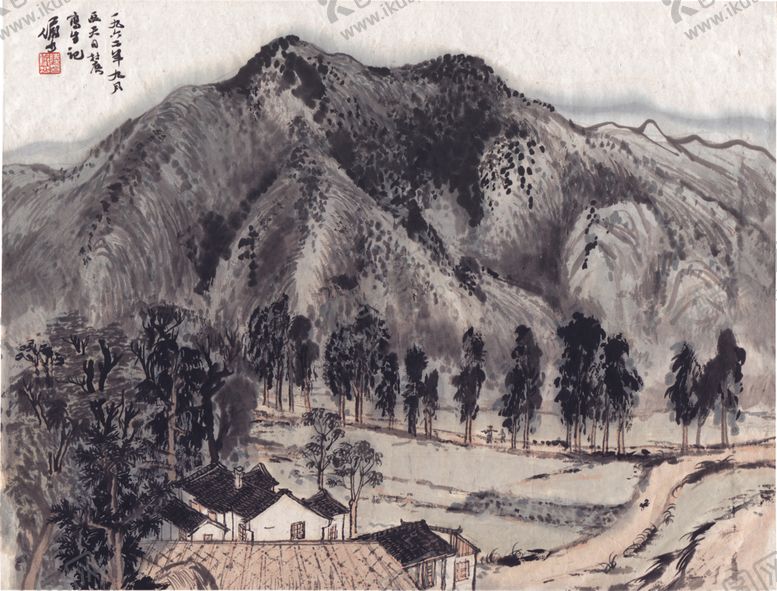 编号：22417609260441177064【酷图网】源文件下载-水墨山水国画风景