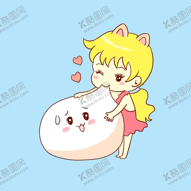 编号：74909903121551011293【酷图网】源文件下载-女孩吃汤圆