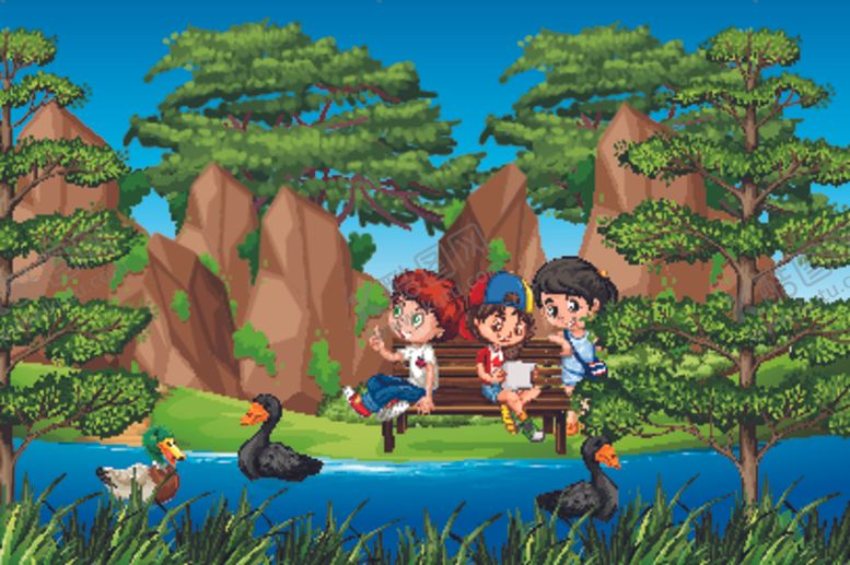 编号：74745809261913353003【酷图网】源文件下载-卡通儿童插画