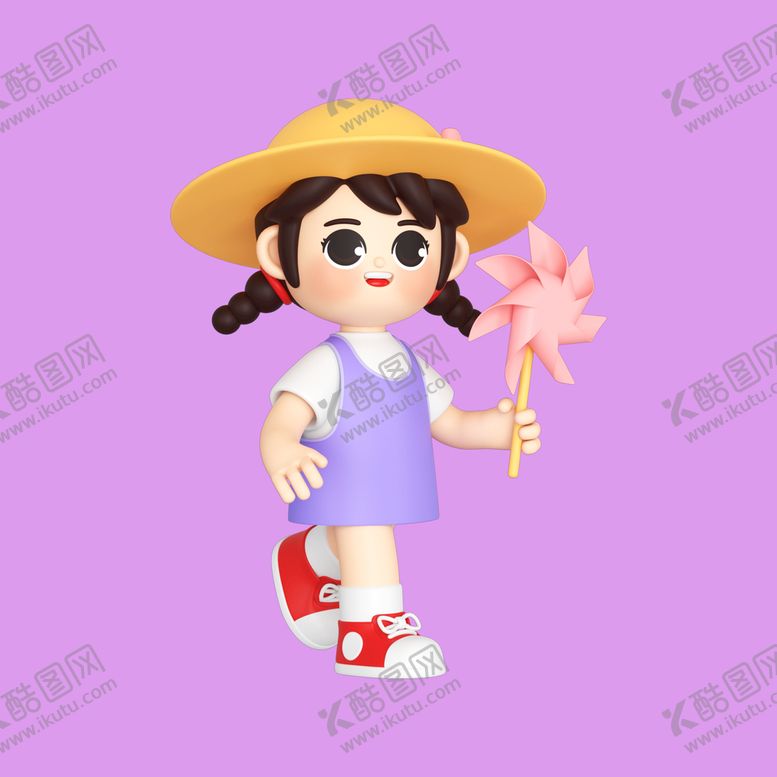 编号：06385709261140303612【酷图网】源文件下载-3D动画女孩