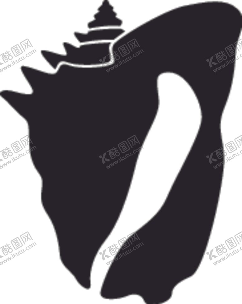 编号：25640710020951515229【酷图网】源文件下载-海洋生物系列海螺