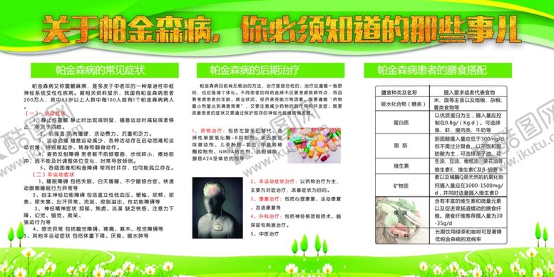 编号：62185310120628135730【酷图网】源文件下载-帕金森宣传展板