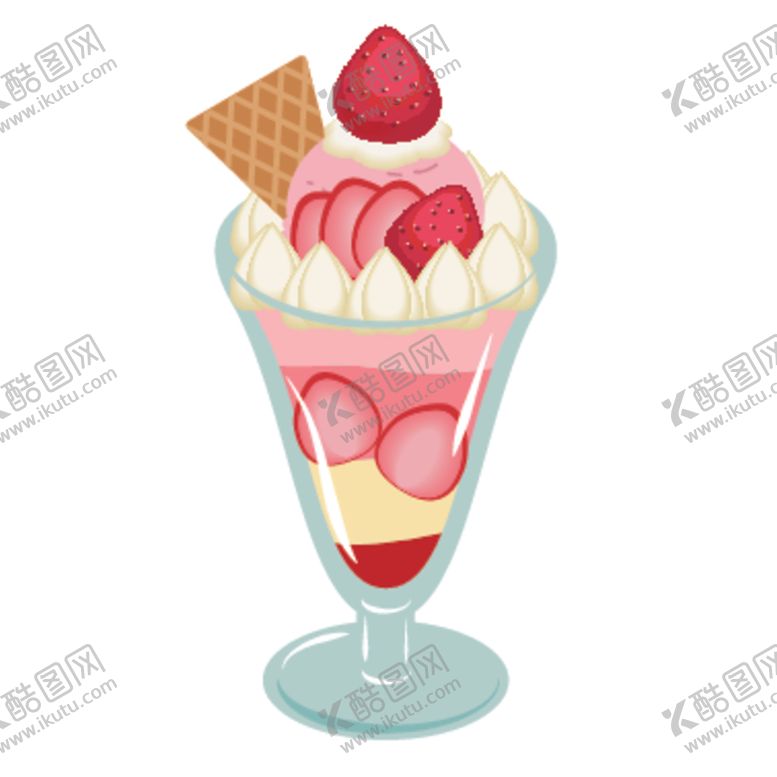 编号：34196009261557327822【酷图网】源文件下载-卡通点心蛋糕插画