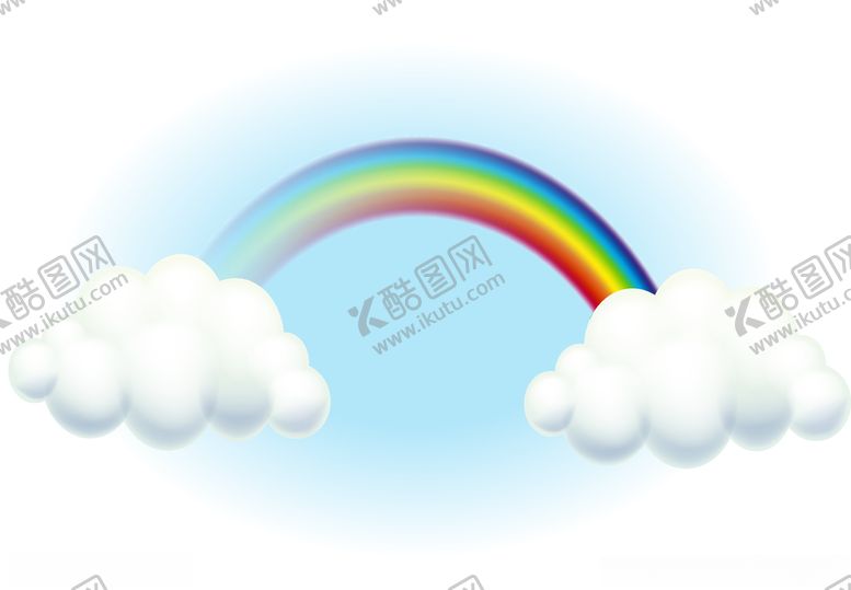 编号：49836405180416519964【酷图网】源文件下载-卡通七色彩虹