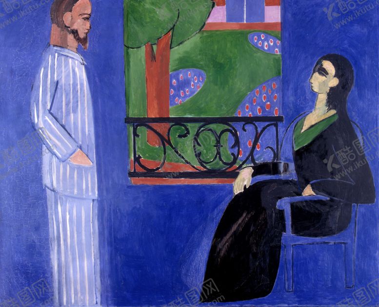 编号：97964010060829583364【酷图网】源文件下载-马蒂斯抽象油画作品