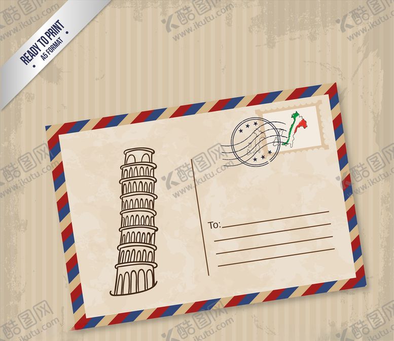 编号：30144809172036484990【酷图网】源文件下载-明信片比萨斜塔
