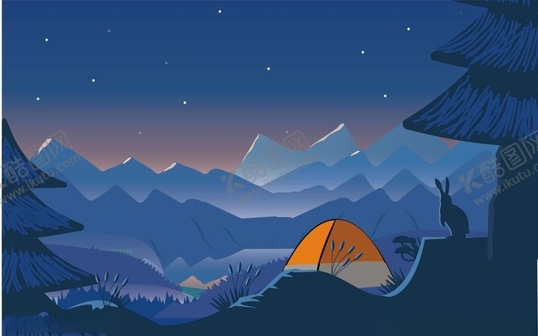 编号：94854709191205371671【酷图网】源文件下载-插画AI插画森林插画临摹