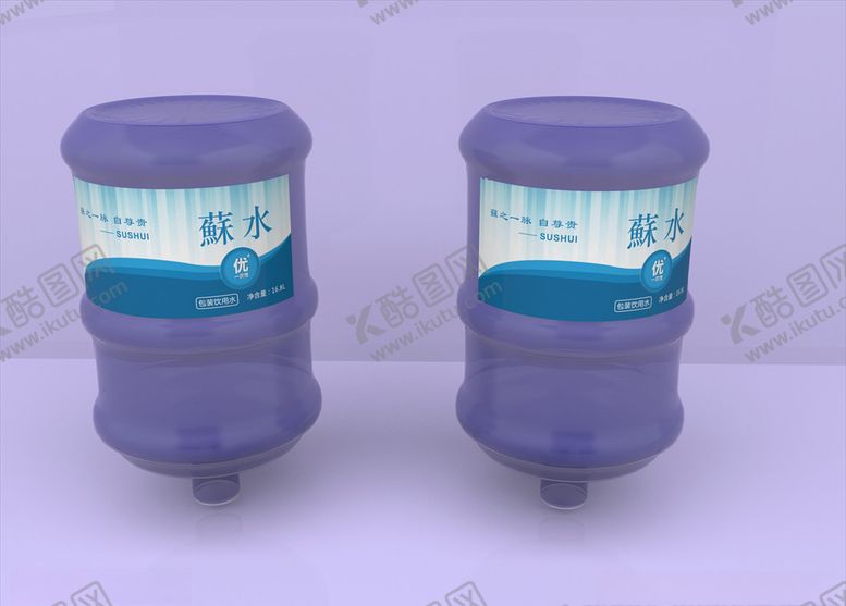 编号：27307005130640113562【酷图网】源文件下载-桶装水贴纸展开图