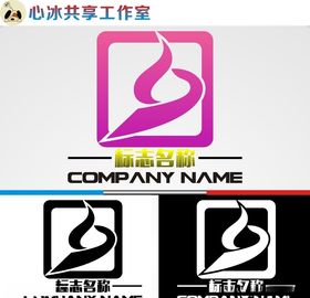美容美发logo矢量矢量图制作字母