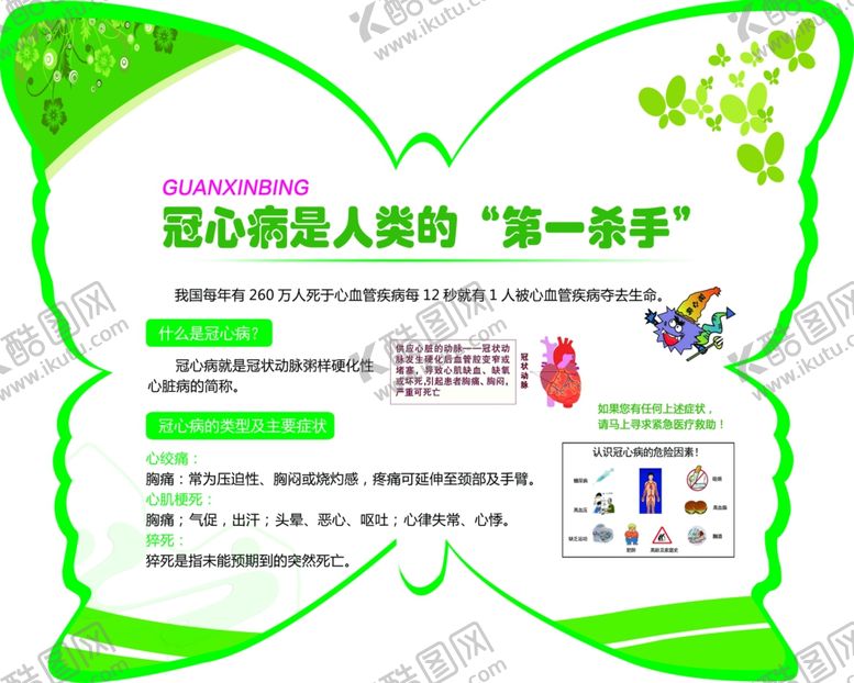 编号：29564810171058007869【酷图网】源文件下载-异形冠心病介绍