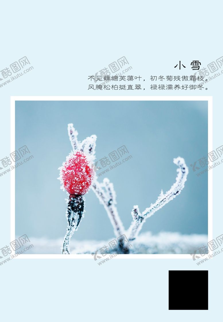 编号：54780602190859282117【酷图网】源文件下载-二十四节气小雪