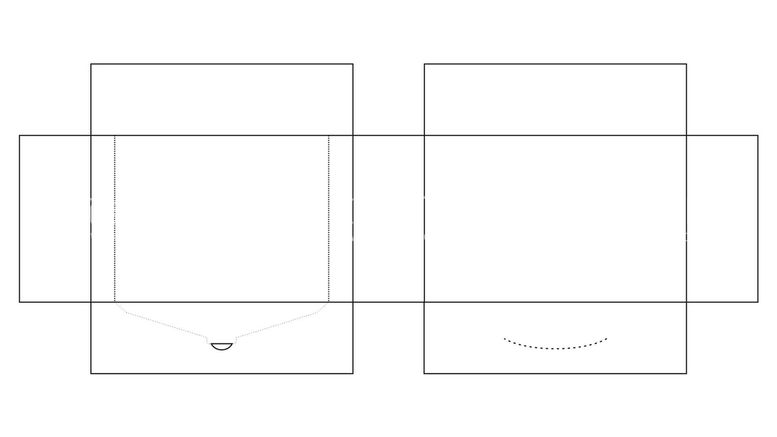 编号：10488710231824162125【酷图网】源文件下载-包装盒刀模图片 蚂蚁线半模切翻