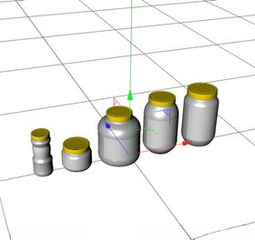 C4D模型罐子