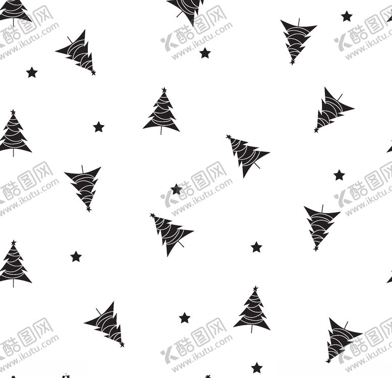 编号：64096610080750097242【酷图网】源文件下载-简约圣诞节花纹背景