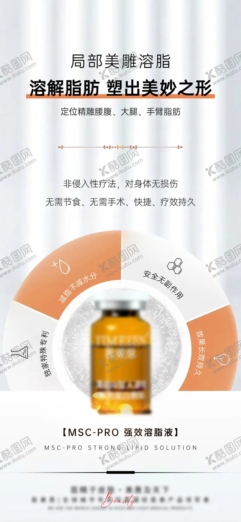 编号：75030409080320066226【酷图网】源文件下载-医美溶脂产品宣传海报