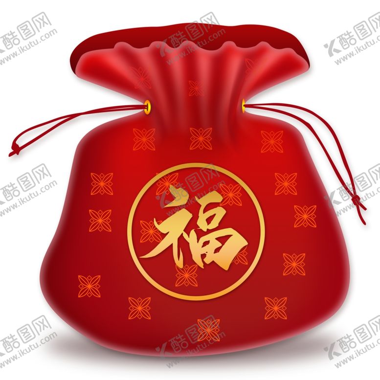 编号：37054704200821331164【酷图网】源文件下载-红色喜庆过节荷包