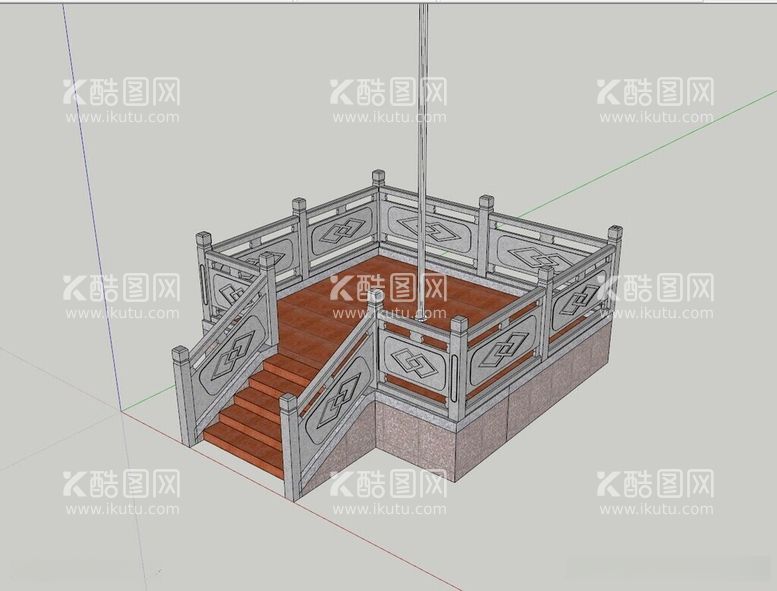 编号：85605412121113123155【酷图网】源文件下载-升旗台