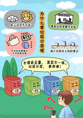 垃圾分类海报素材宣传公益