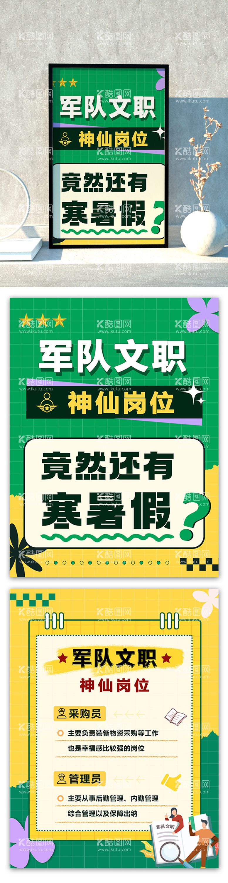 编号：56176011250320262933【酷图网】源文件下载-小红书文职宣传海报