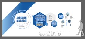 企业文化墙介绍品牌宣传公司