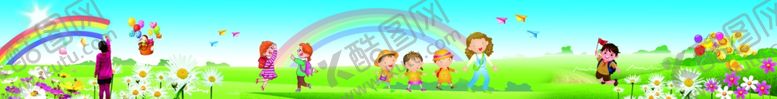 编号：80215905100816246071【酷图网】源文件下载-幼儿园艺术墙