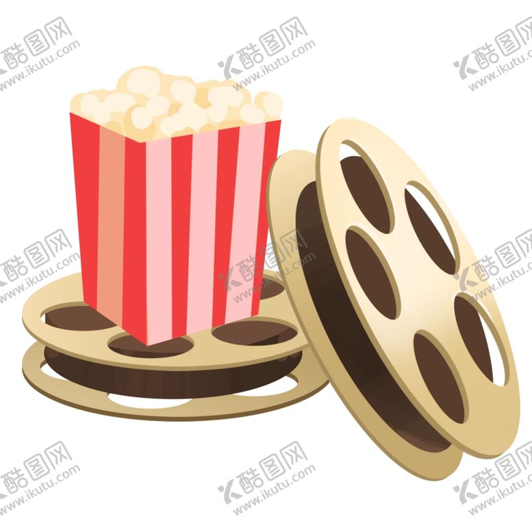 编号：97571106252026491788【酷图网】源文件下载-爆米花胶片插画