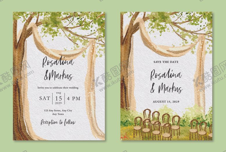 编号：48215810120603572449【酷图网】源文件下载-婚礼誓言卡片设计