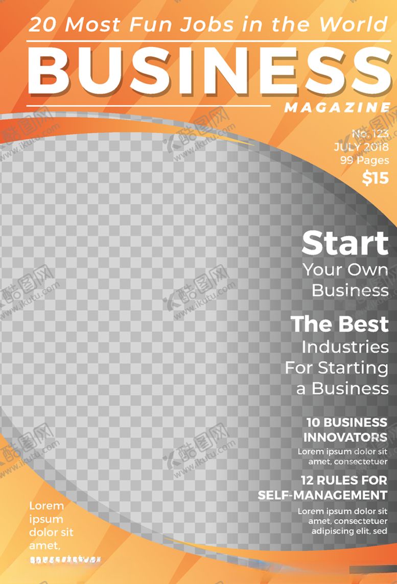 编号：93835210041701213966【酷图网】源文件下载-杂志封面