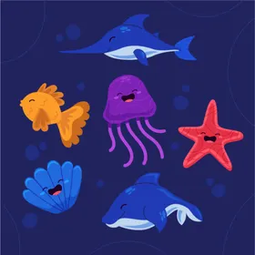 海洋生物底动底世界鱼类