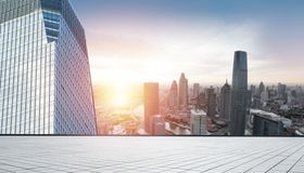 商务城市背景
