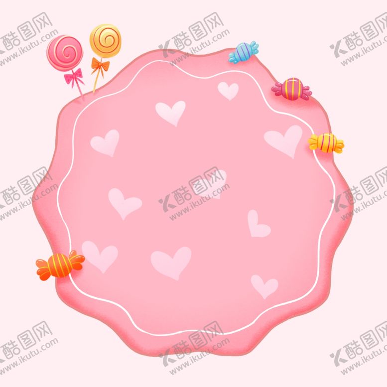 编号：97180810230631486823【酷图网】源文件下载-粉色卡通爱心