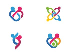 爱心标志企业logo商设计型logo图icon设计