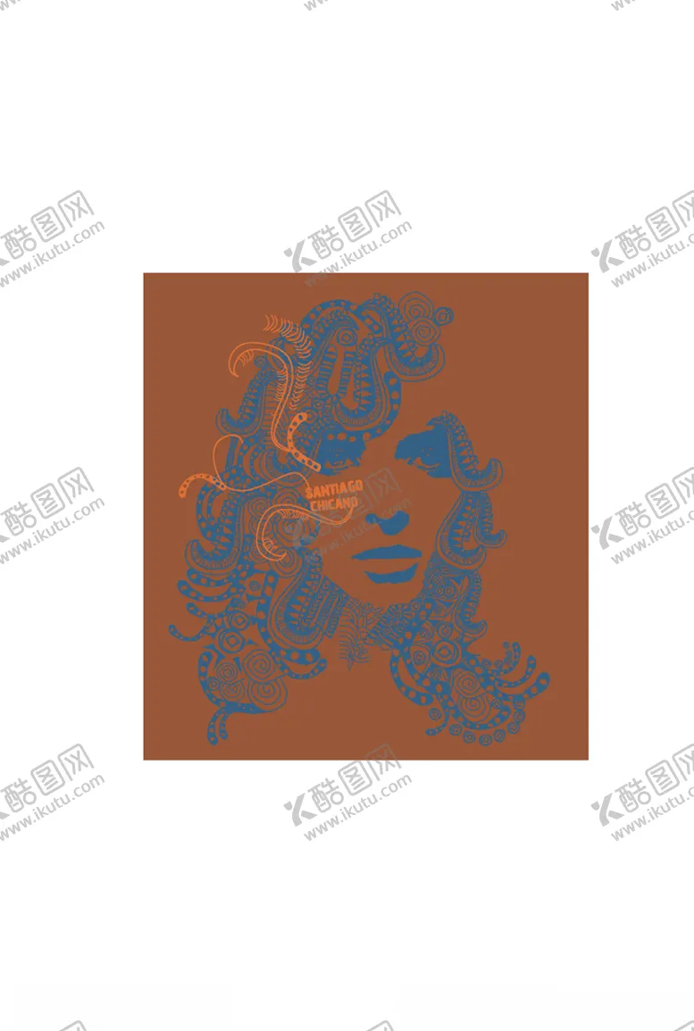 编号：44230409241958161451【酷图网】源文件下载-女装人物印花