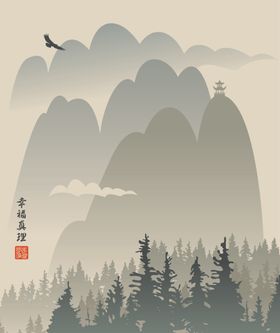 国风插画海报