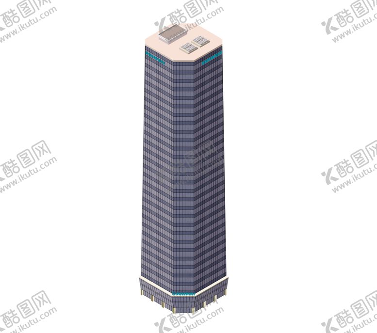 编号：98021710050849265208【酷图网】源文件下载-等距城市商务大楼
