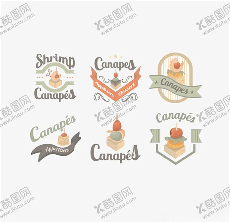 编号：92288905171924498898【酷图网】源文件下载-古西式简餐烤面包标识