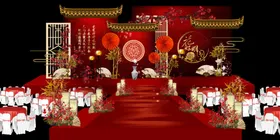 中式婚礼舞台