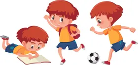 卡通儿童人物人物小孩形象