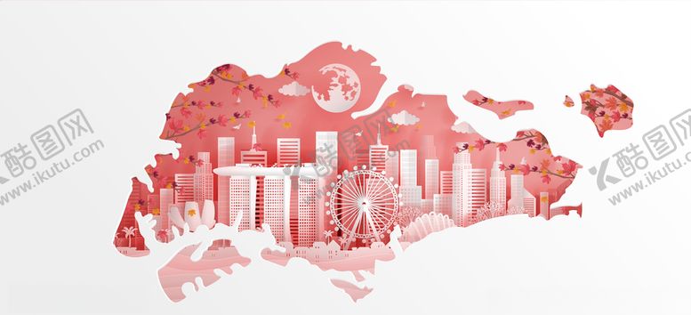 编号：80936806270248089333【酷图网】源文件下载-城市剪纸