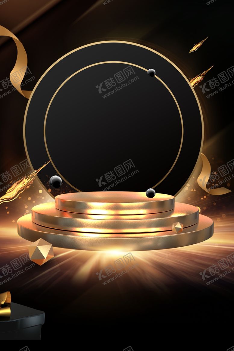 编号：35115410260510138654【酷图网】源文件下载-黑金背景素材