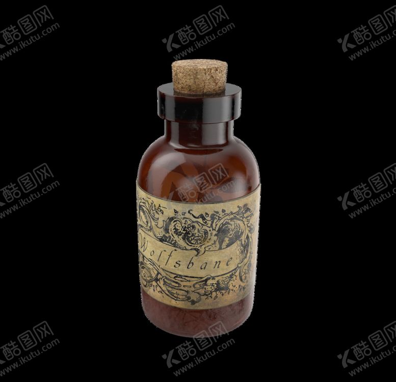编号：10284306281632022698【酷图网】源文件下载-玻璃药罐