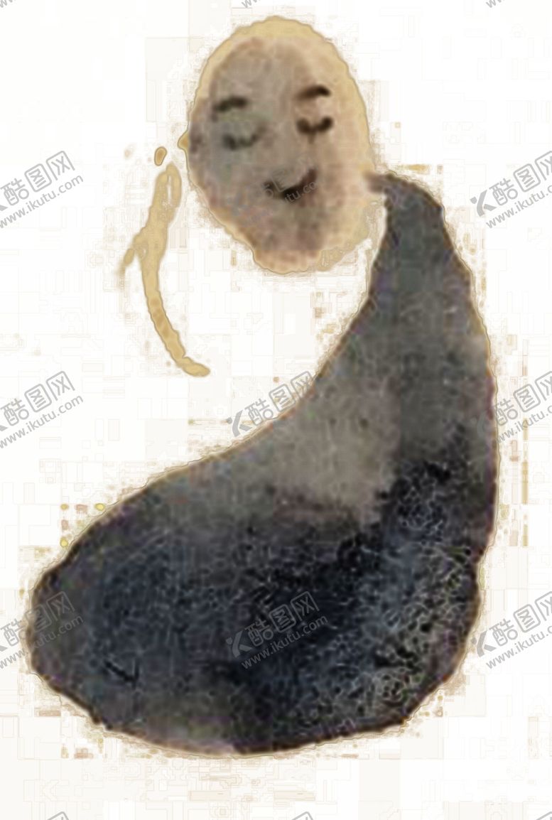 编号：15801709172201358748【酷图网】源文件下载-水墨和尚