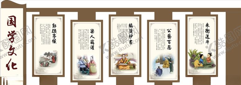 编号：20723009170153142917【酷图网】源文件下载-国学文化宣传栏