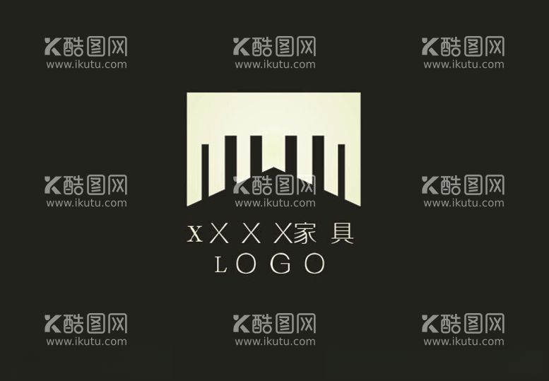 编号：61175512040658048972【酷图网】源文件下载-家具家居LOGO设计