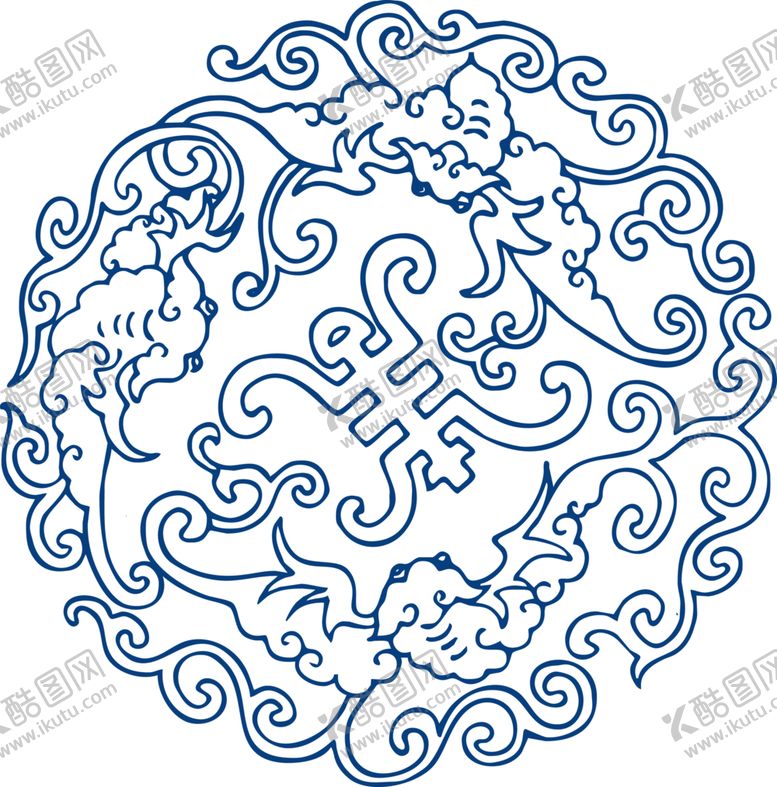 编号：43061509201126123247【酷图网】源文件下载-青花瓷图案