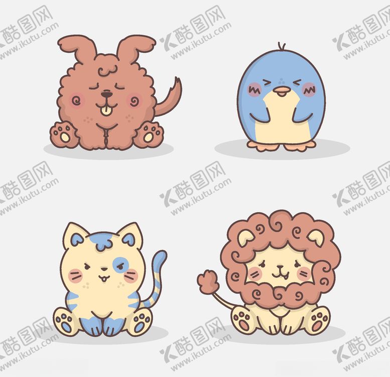 编号：18932710280609593278【酷图网】源文件下载-卡哇伊卡通形象